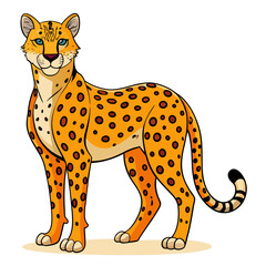 Cheetah Silhouette Vector