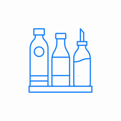 table condiments icon sign vector