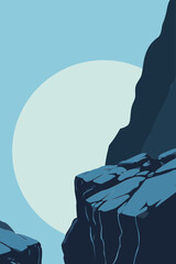 Obraz premium Road, Sunset, Emotion, Success, Business, Mind, Communication, Mountain, Road, Thoughts, Mental Health, Mindset, Artwork, Vector