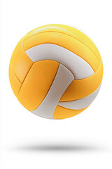 Volleyball Ball Isolated on White Background
