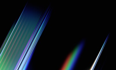Abstract 3d render, minimalist geometric design