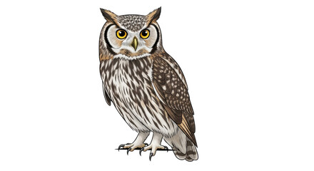 Isolated Owl