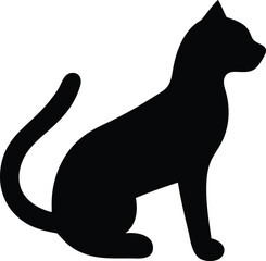 Cat Silhouette Vector Set – Black Cat Silhouettes in Various Poses | Pet Animal Clipart for Logos, Wall Art, T-Shirts, Stickers, Halloween Decor & DIY Craft Projects

