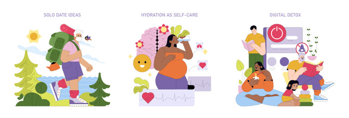 Solo Date Ideas, Hydration for Self-Care, Digital Detox Activity