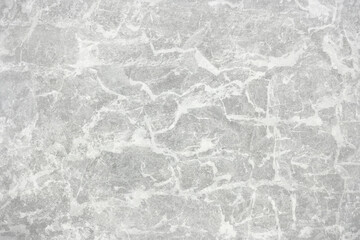 Texture of gray polished concrete background. Light plaster wallpaper with rough cement texture. Empty grunge wall concept or floor backdrop. Abstract surface mockup. Top view, close up, copy space