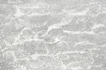 Texture of gray polished concrete background. Light plaster wallpaper with rough cement texture. Empty grunge wall concept or floor backdrop. Abstract surface mockup. Top view, close up, copy space