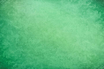 Texture of green polished concrete background. Colorful wallpaper with rough cement texture. Empty grunge wall concept or floor backdrop. Abstract surface mockup. Top view, close up, copy space