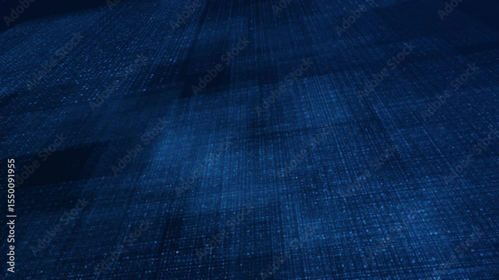 Poster abstract tech background. data technology background. hi-tech glowing dots on a dark background. 3d 