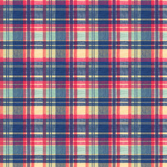 seamless plaid and check pattern, Plaid pattern, Seamless patterns on textile fabric. Textile fabric check line pattern background.