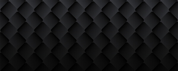 Fototapeta premium black square luxury pattern sofa texture background vector eps 10