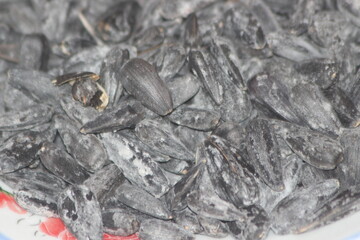 Sunflower Seeds Close Up