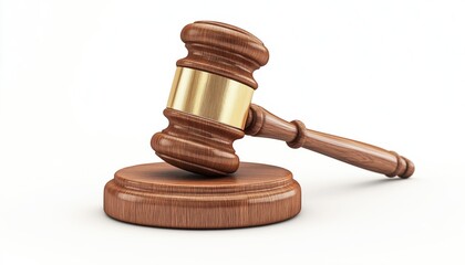 Wooden Judicial Gavel For Ai Law: A Must-Have Tool For Legal Professionals And Enthusiasts Interested In Artificial Intelligence And Law.