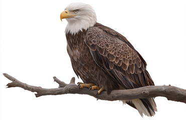 Obraz premium a bald eagle catching fish in the lake, with the beautiful scenery of british columbia