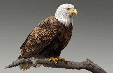 Obraz premium a bald eagle catching fish in the lake, with the beautiful scenery of british columbia