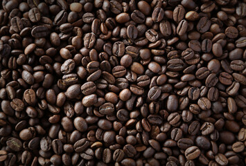 Roasted coffee beans