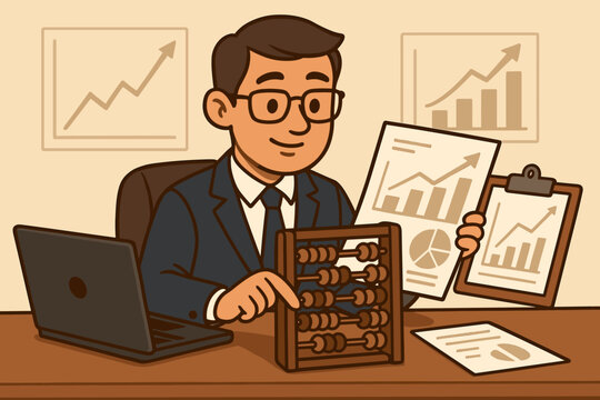 Calculation Cartoon Images – Browse 99,164 Stock Photos, Vectors, and ...