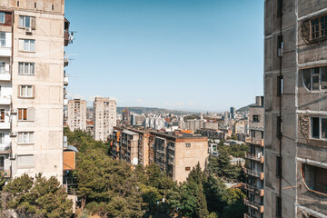 Soviet Brutalist Apartment Blocks in Tbilisi