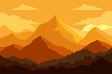 mountain landscape with mountains