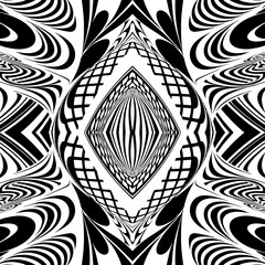 simple seamless abstract black and white pattern, texture