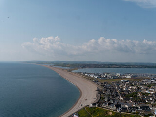 Chesil Beach in Dorset.