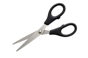 Lifelike scissors isolated on transparent background