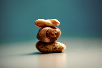 Balanced Harmony: Stacked Sea Stones.