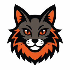 vector illustration of a cat