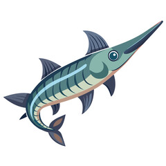 Paddlefish Silhouette Vector