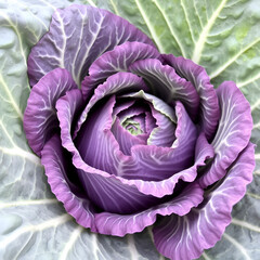 Obraz premium Cabbage background.