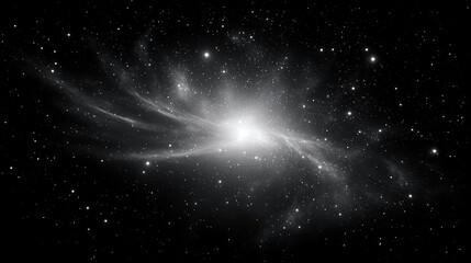 Naklejka premium Glowing circular energy rings isolated on black background 