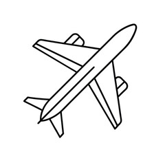 vector airplane icon