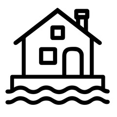 house by the sea icon vector on white background
Vector icon on white background travel