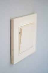 light switch on wall