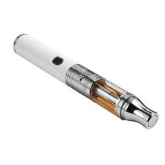 Electronic Cigarette: A close-up shot of an electronic cigarette, showcasing its sleek, modern design. Perfect for those in the vaping industry or related fields.