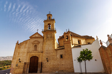 Fototapeta premium Exterior of Iglesia Santa Maria de Jesus church in Antequera, Andalusia, Spain, Europe