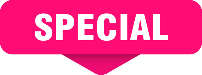special sticker. special sign on transparent background