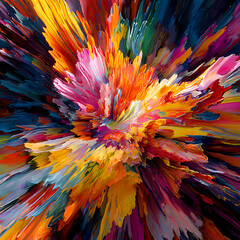 Obraz premium Liquid Light Symphony – Abstract Surrealism