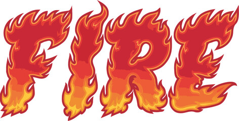 Fire T-Shirt Design – Bold Flame Vector Graphic for Streetwear, Stickers, Logos, or Digital Art