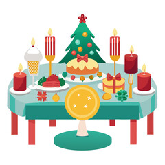 Festive Christmas Table