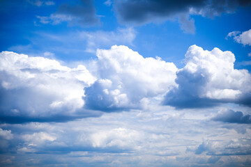 Obraz premium blue sky with clouds