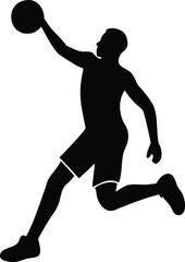 basketball player silhouette