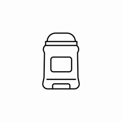 deodorant stick personal icon sign vector