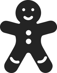 gingerbread man silhouette