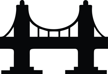 golden gate bridge black silhouette 