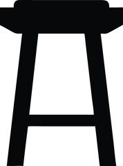 stool silhouette 
