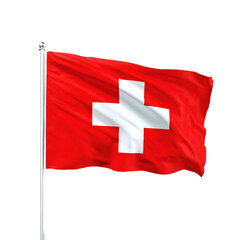 Switzerland Flag Square Shape

