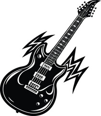 Electric Guitar Silhouette