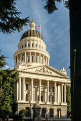 California State Capitol Building at evening