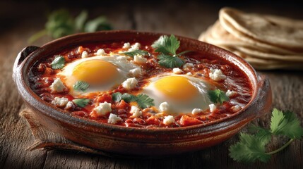 Perfectly fried eggs with golden runny yolks  breakfast delight