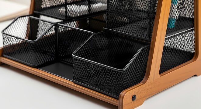 Organized Workspace: Desk Organizer for Productivity and Efficiency